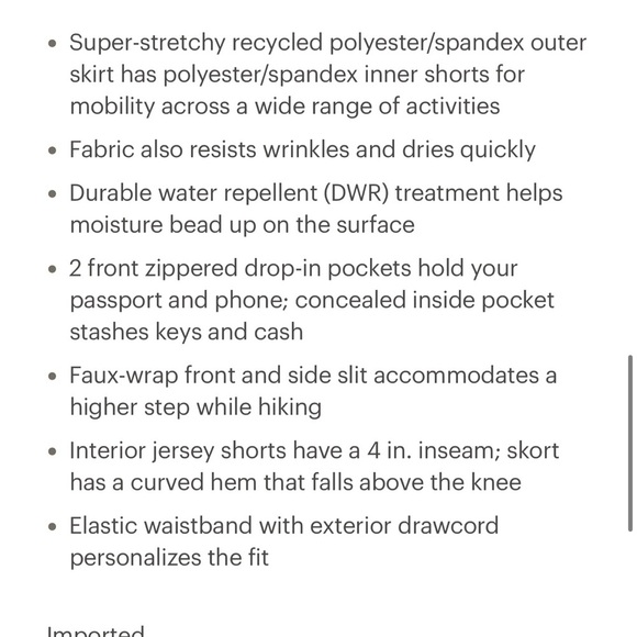 Patagonia Fleetwith Skort in Teal Print size XS - Picture 14 of 16